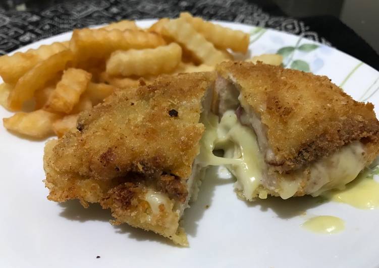 Cara Gampang Membuat Chicken Cordon Blue, Sempurna