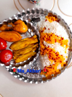 عکسی از دستور 🌱خورش مرغ و بادمجان