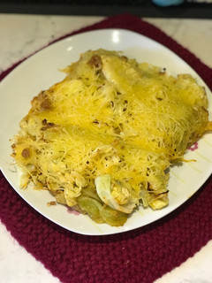 Una foto de Lasaña con hojas de repollo. SIN GLUTEN