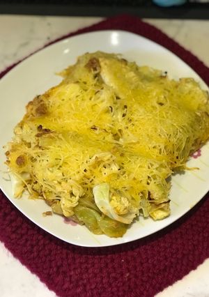Una foto de Lasaña con hojas de repollo. SIN GLUTEN