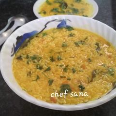 A picture of Geda khichdi.