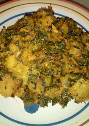 A picture of Sweet potato porridge.
