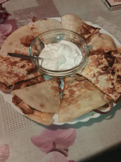 Csirkés quesadilla 🍽 recept fotója