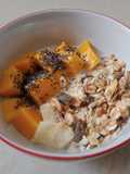 Oat Buah mangga chia seed