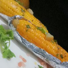 A picture of Mexican corn on the cob.