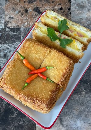 Foto resep Roti tawar goreng