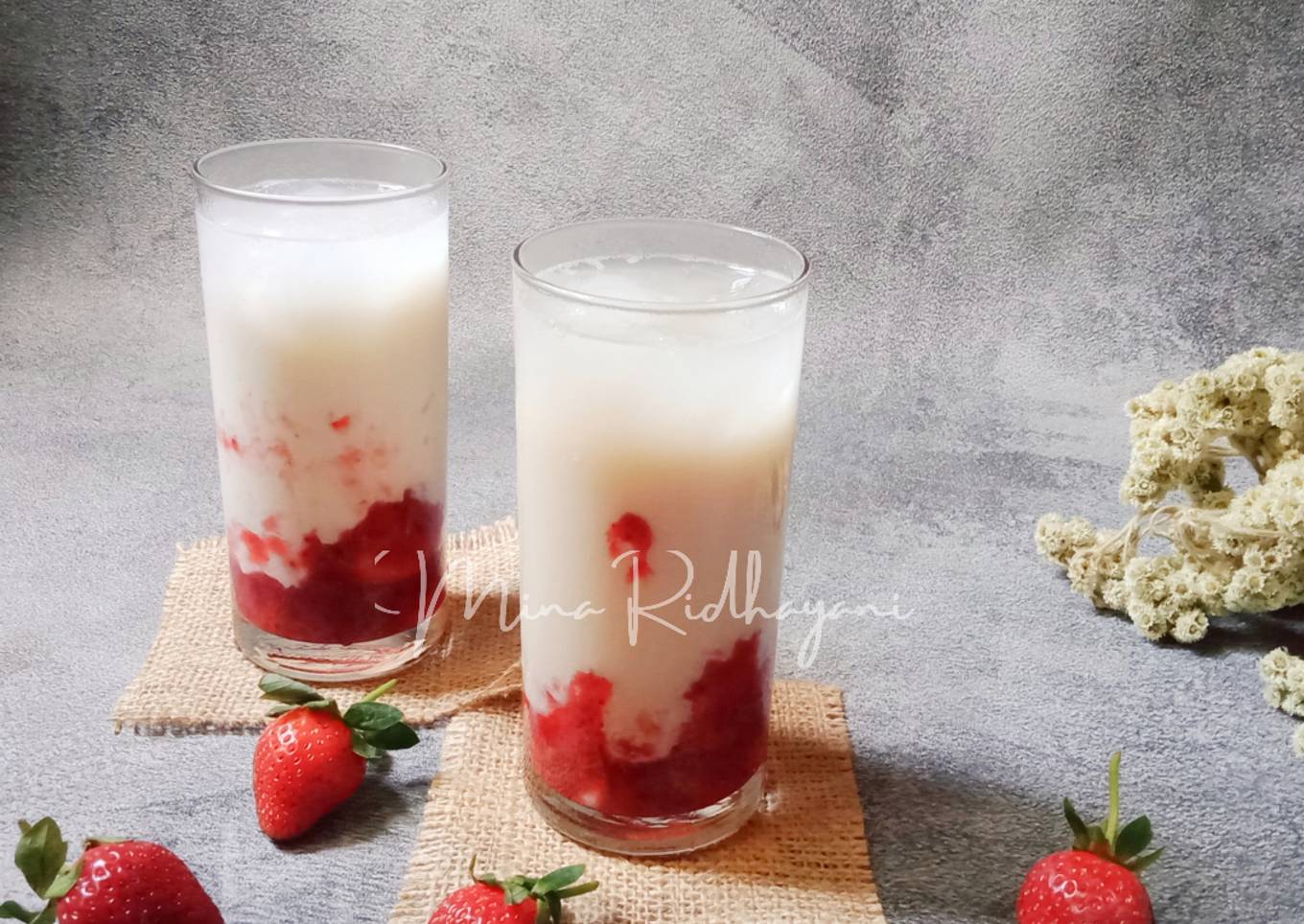 Korean Strawberry Milk