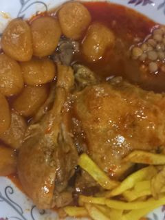 عکسی از دستور خورش آلو بخارا