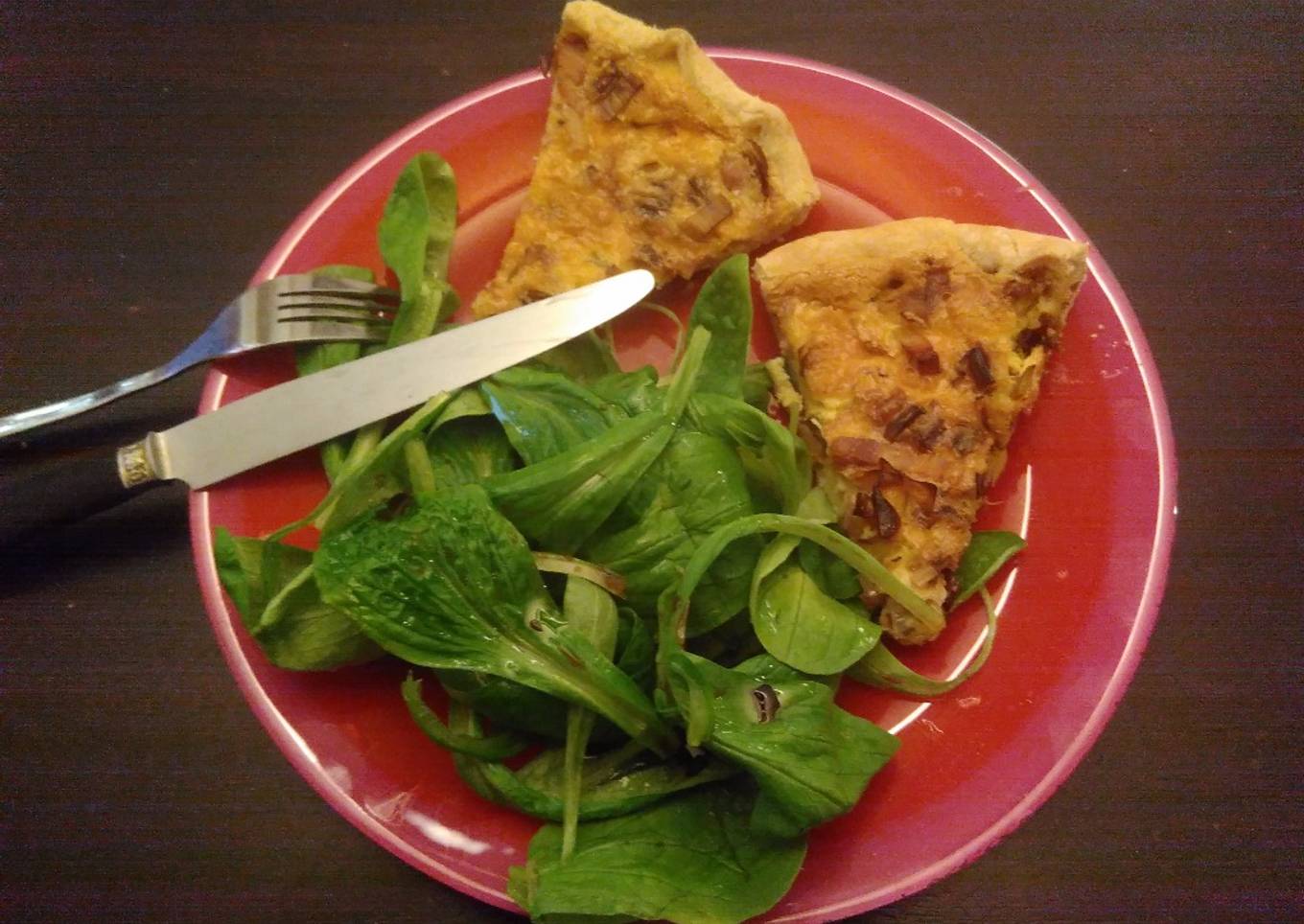 Quiche express Poireau-Lard