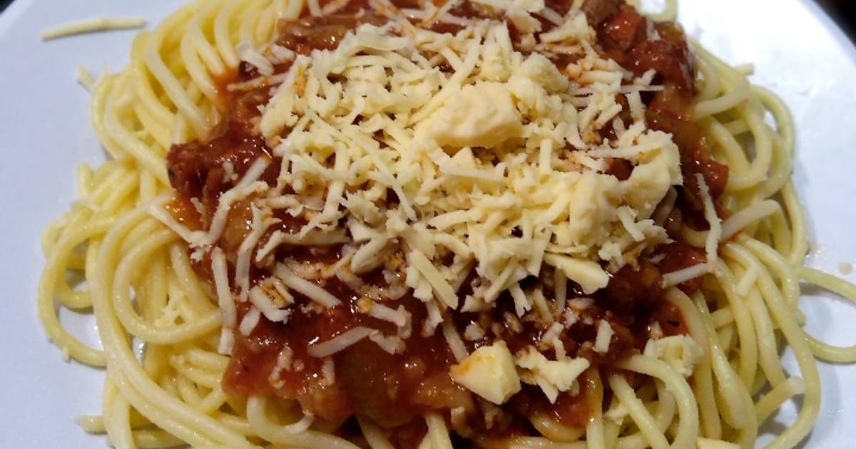 2.030 resep spaghetti bolognese enak dan sederhana Cookpad