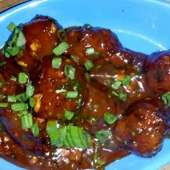 A picture of Paneer Manchurian.