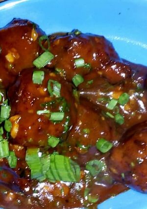 A picture of Paneer Manchurian.