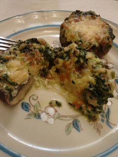 Una foto de Champiñones rellenos