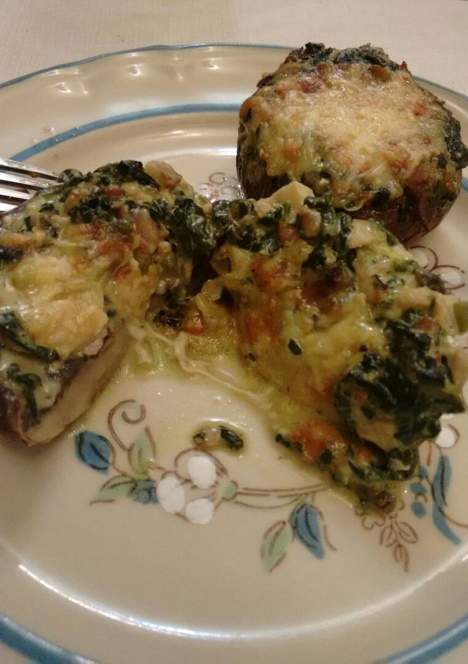 Una foto de Champiñones rellenos