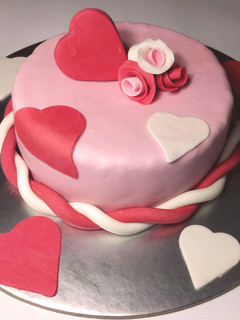 Una foto de Tarta de San Valentín