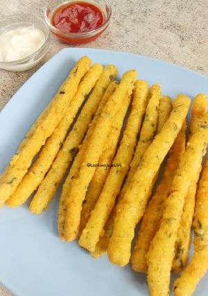 Foto resep Stik Kentang Keju : Potato Cheese Stick
