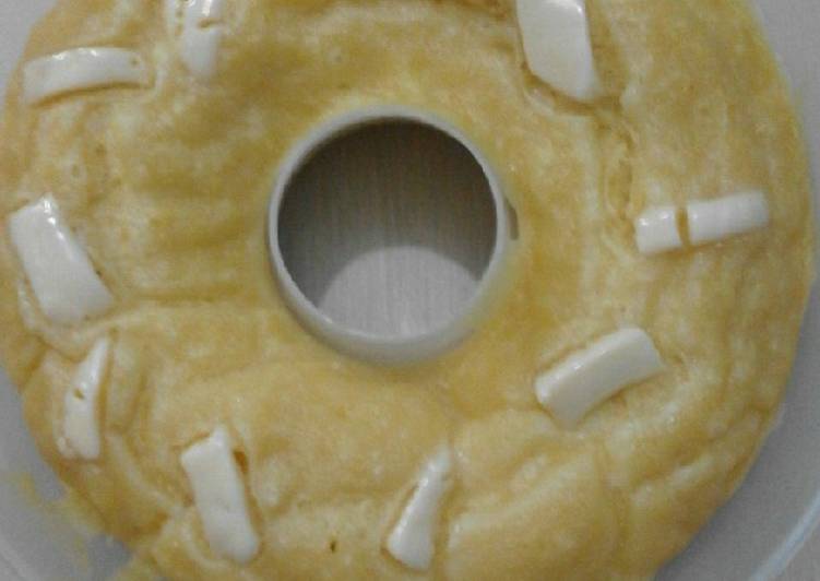 Resep Bolu kukus selai nanas+keju(#5resep baruku), Enak