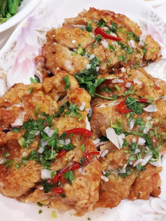 Foto resep Homemade ayam goreng saus thai