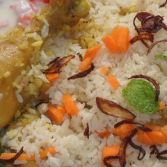 A picture of Chicken Biriyani.