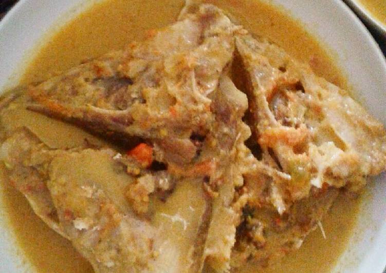 Bumbu Menyiapkan Gulai kakap merah kuu 😘😘😘, Lezat Sekali