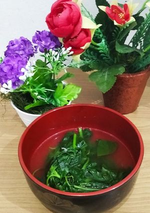 Foto resep Sayur bening bayam praktis
