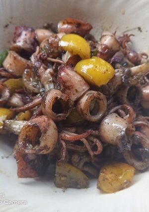 Foto resep Cumi asin cabe ijo