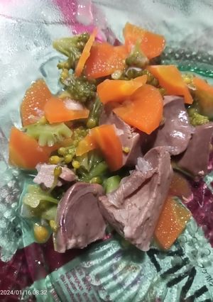 Foto resep Mpasi 9 bulan (9m+) Hati Ayam kuah bening