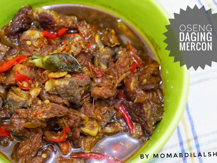 Cara Gampang Menyiapkan Oseng Daging Mercon Murah