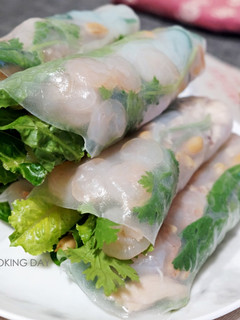 甜辣清爽越式生春捲 的食譜成品照片