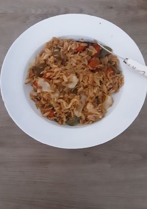 صورة لوصفة الأرز الصيني