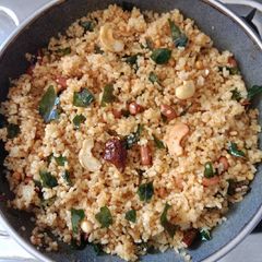 A picture of Ginger garlic rice.