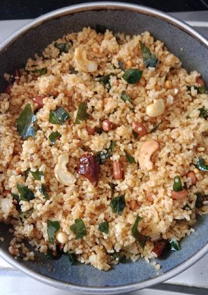 A picture of Ginger garlic rice.