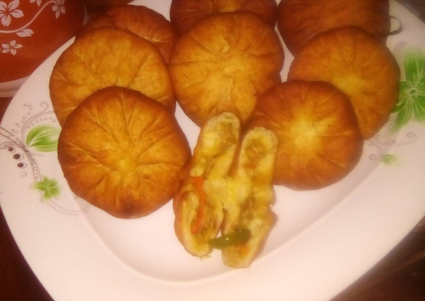 Meat doughnut