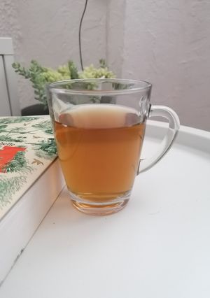 Une photo de Thé glacé pêche mangue