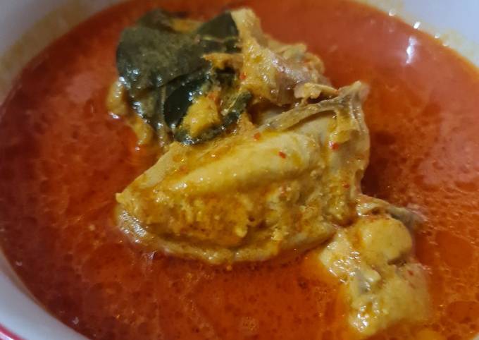 Ayam gulai sederhana