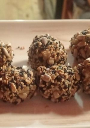 Una foto de Trufas de queso azul
