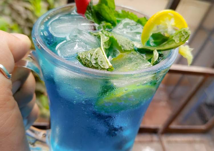 Recipe of Speedy Blue Ocean Mojito