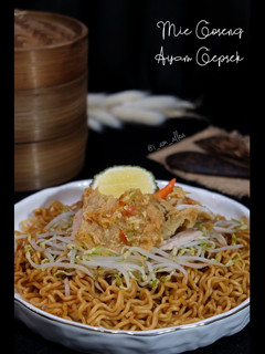 Foto resep Mie Goreng Ayam Geprek