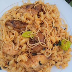 Pasta Jollof A picture of Pasta Jollof.