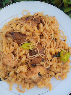A picture of Pasta Jollof.