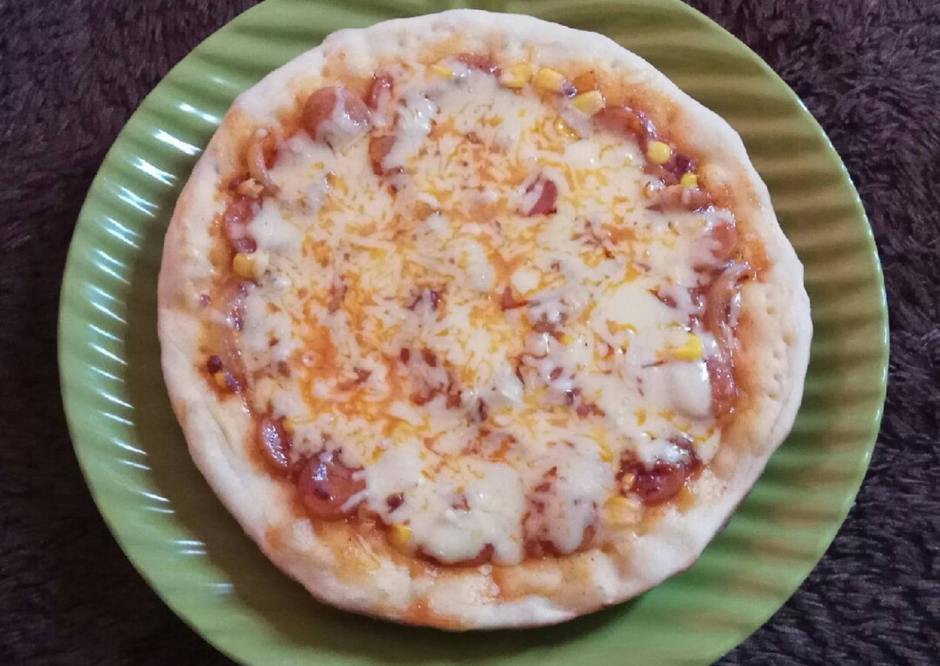 Pizza teflon tanpa telur