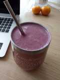 Protein Blueberry Strawberry and Banana Smoothie