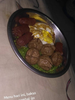 Foto resep Bakso goreng sambal ijo