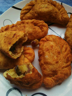 A picture of Crispy Potato fritters.