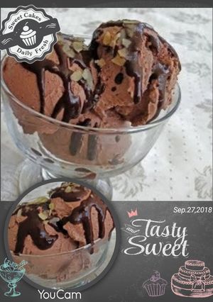 صورة لوصفة ايس كريم ب 3 مكونات