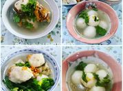 Gambar baso ikan kuah pedas
