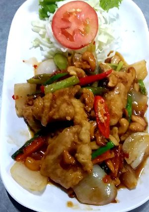 รูปของ ไก่ผัดเม็ดมะม่วง