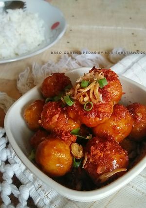 Foto resep Bakso Goreng Pedas #pr_cemilanjamannow