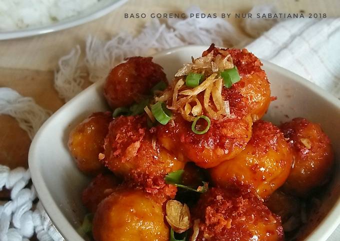 Resep Bakso Goreng Pedas #pr_cemilanjamannow oleh Nur Sabatiana - Cookpad