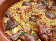 Una foto de arroz con rovellons